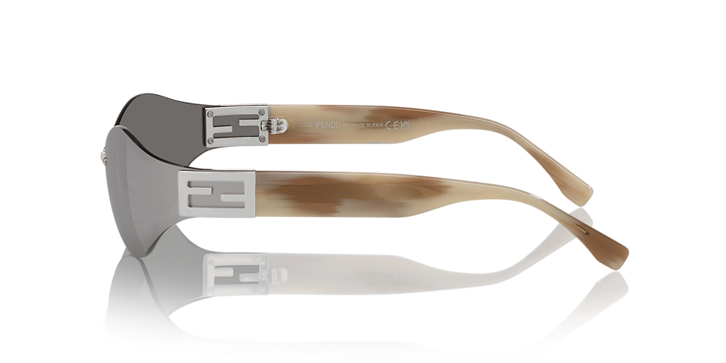 FE40159U Baguette Fendi Silver XXL