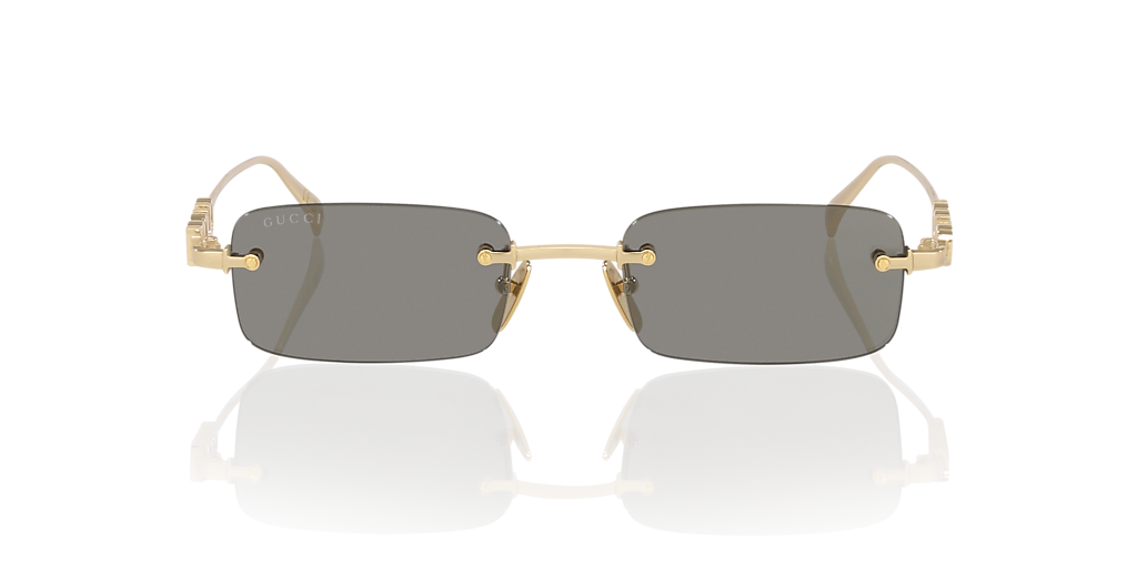 GG1808S Gucci Gold/Grey S – SunglassHut UAE