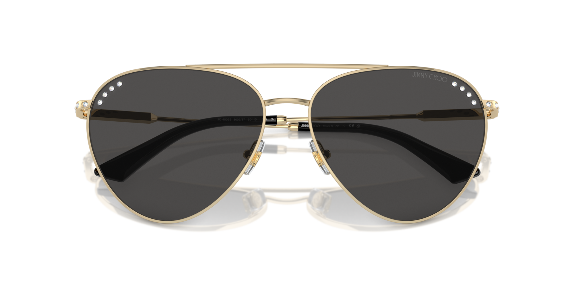 JC4002B Jimmy Choo Gold/Grey XL