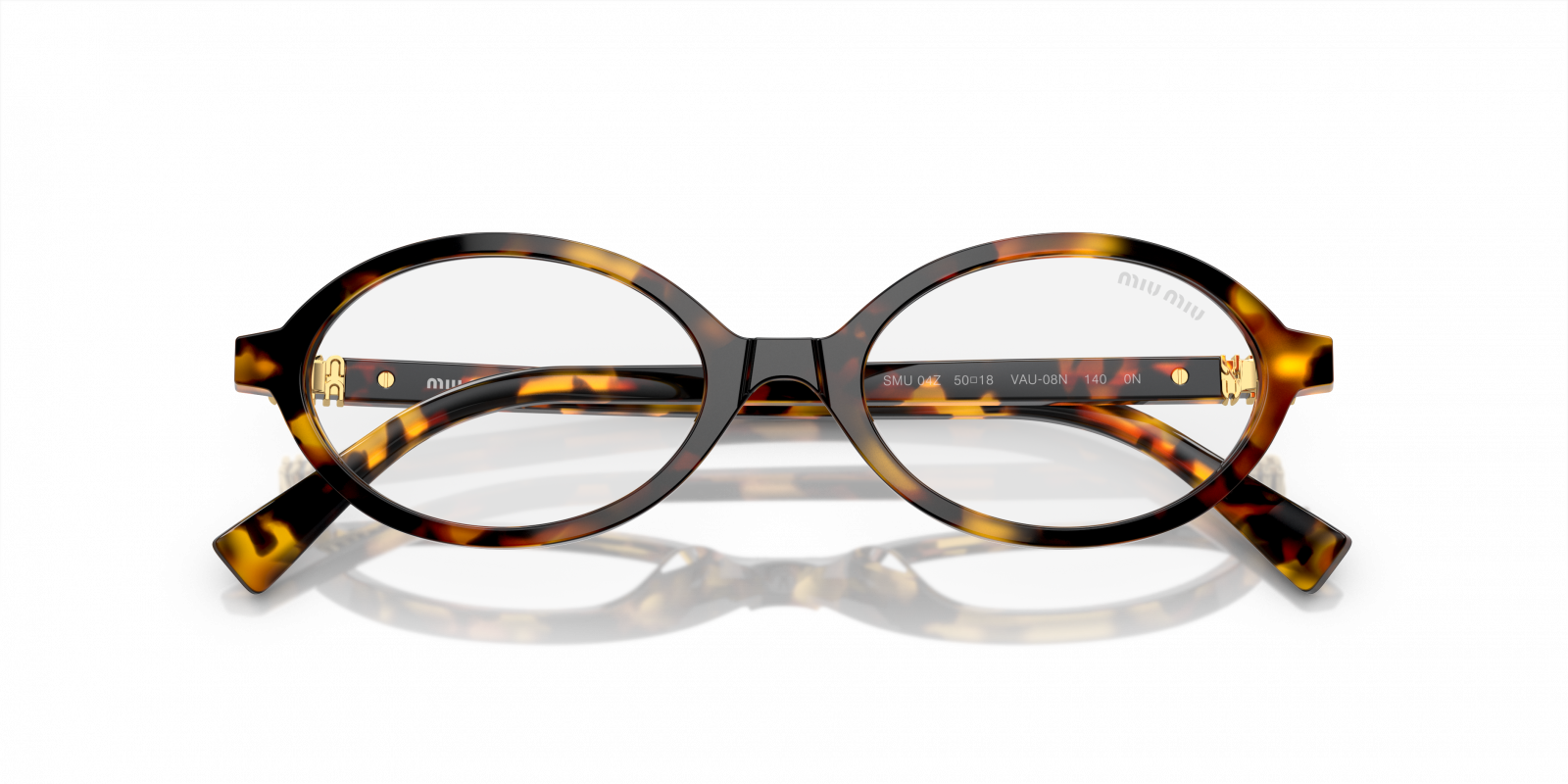 MU 04ZS Miu Miu Honey Havana/Transparent 50