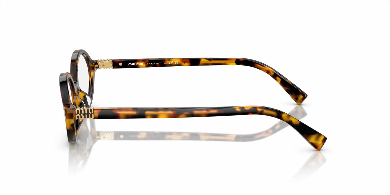 MU 04ZS Miu Miu Honey Havana/Transparent 50