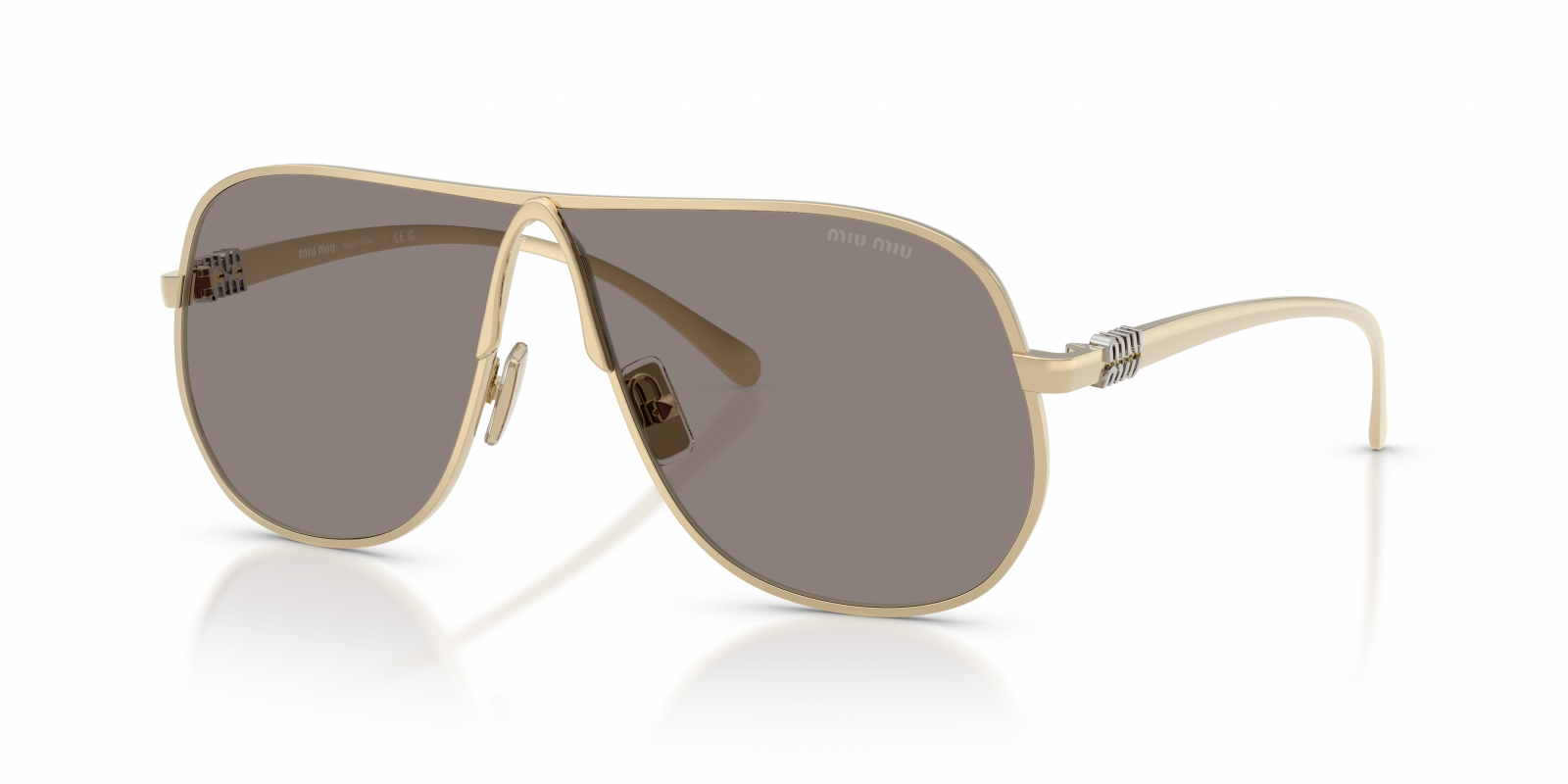 MU A56S Miu Miu Pale Gold/Dark Grey
