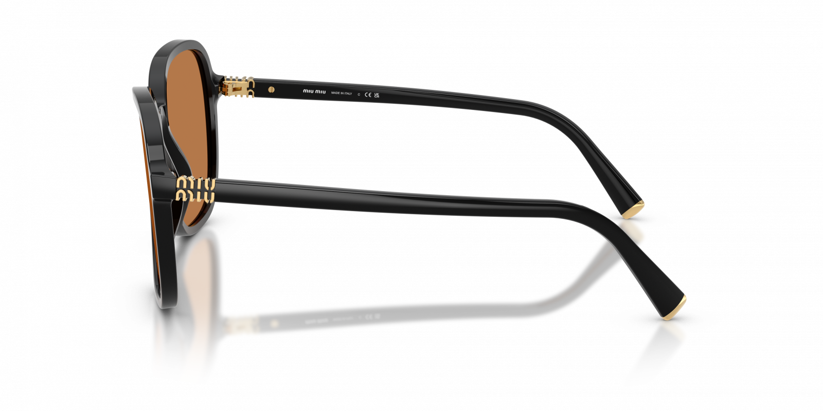 MU B01S Miu Miu Black/Brown 58