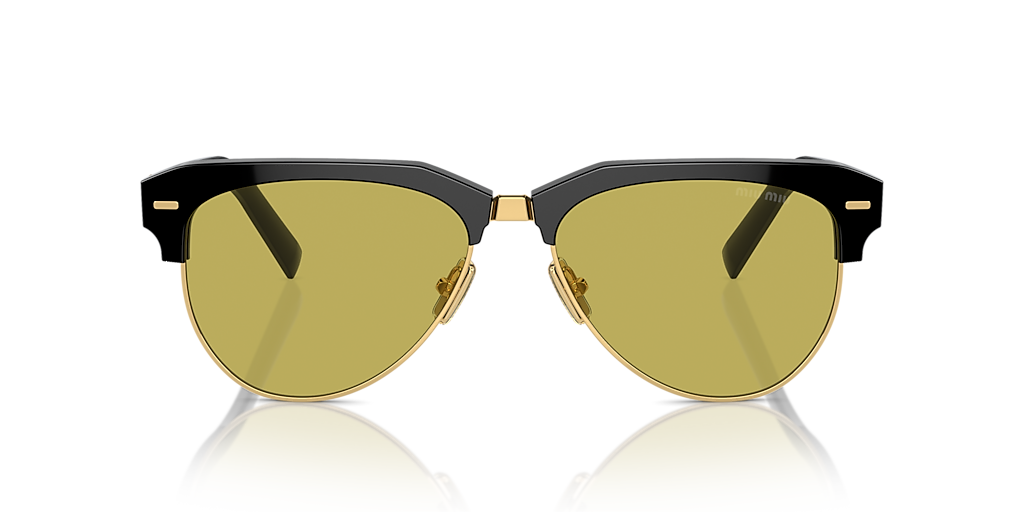 MU 09ZS Miu Miu Black/Green L