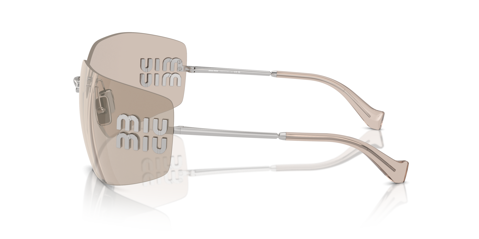 MU 54YS Miu Miu Silver/Brown L