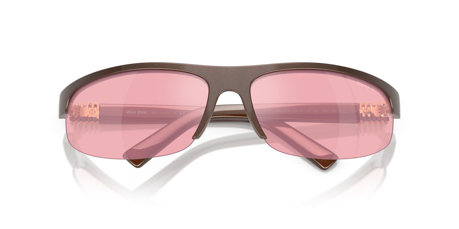 MU A02S Miu Miu Brown/Pink XL