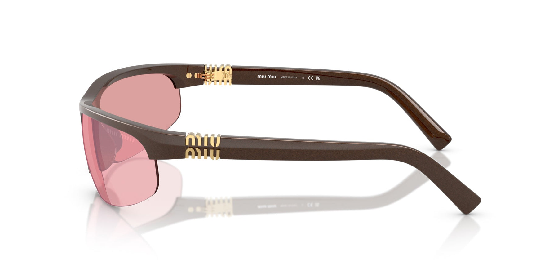 MU A02S Miu Miu Brown/Pink XL