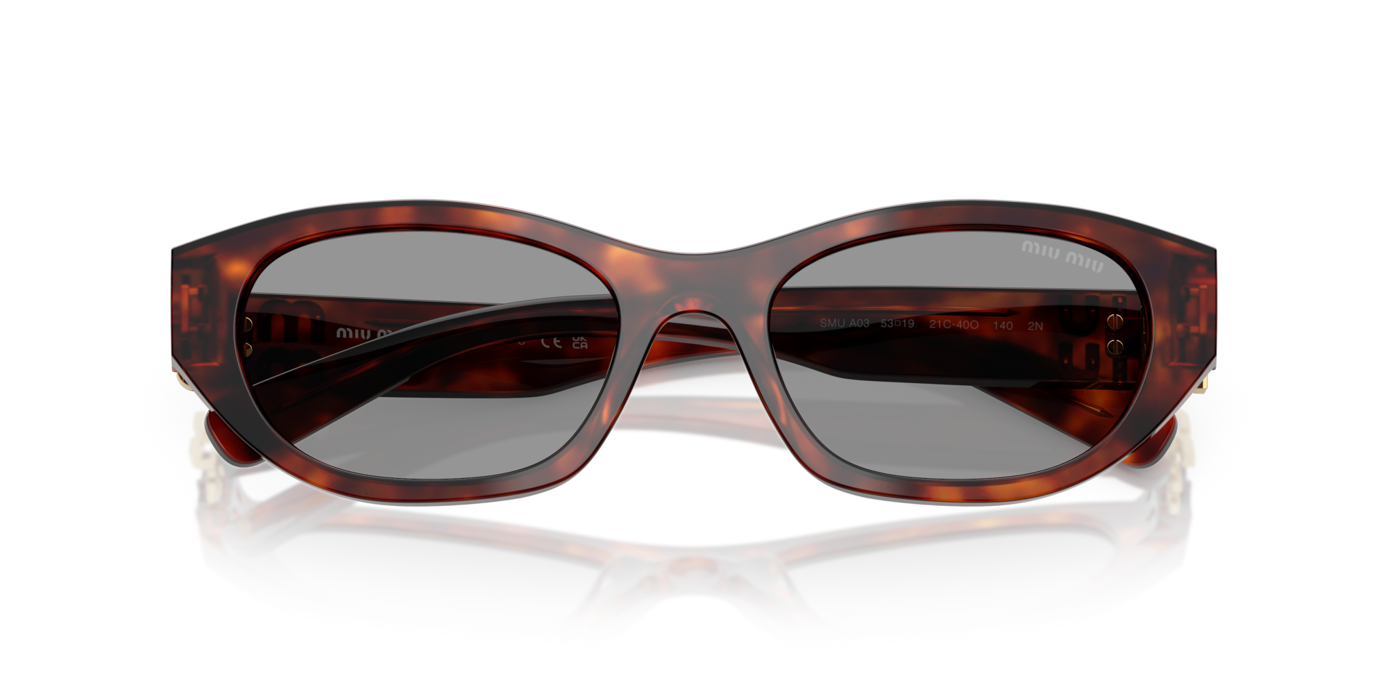 MU A03S Miu Miu Havana/Grey L