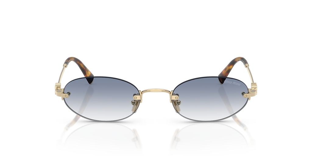 MU A54S Miu Miu Gold/Blue S – SunglassHut UAE
