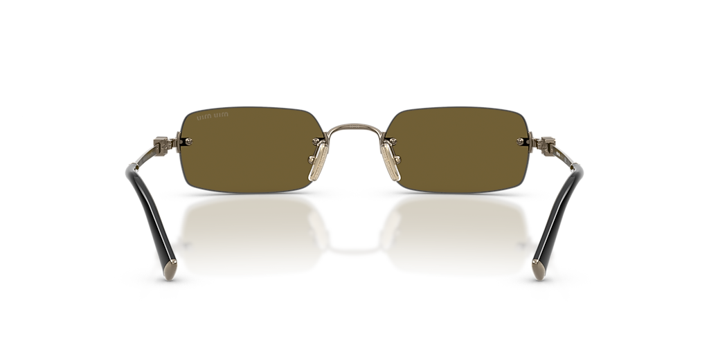 MU B50S Miu Miu Old Gold/Dark Brown L