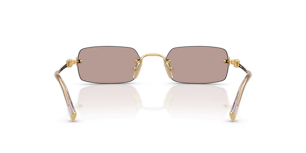 MU B50S Miu Miu Gold/Light Purple Brown