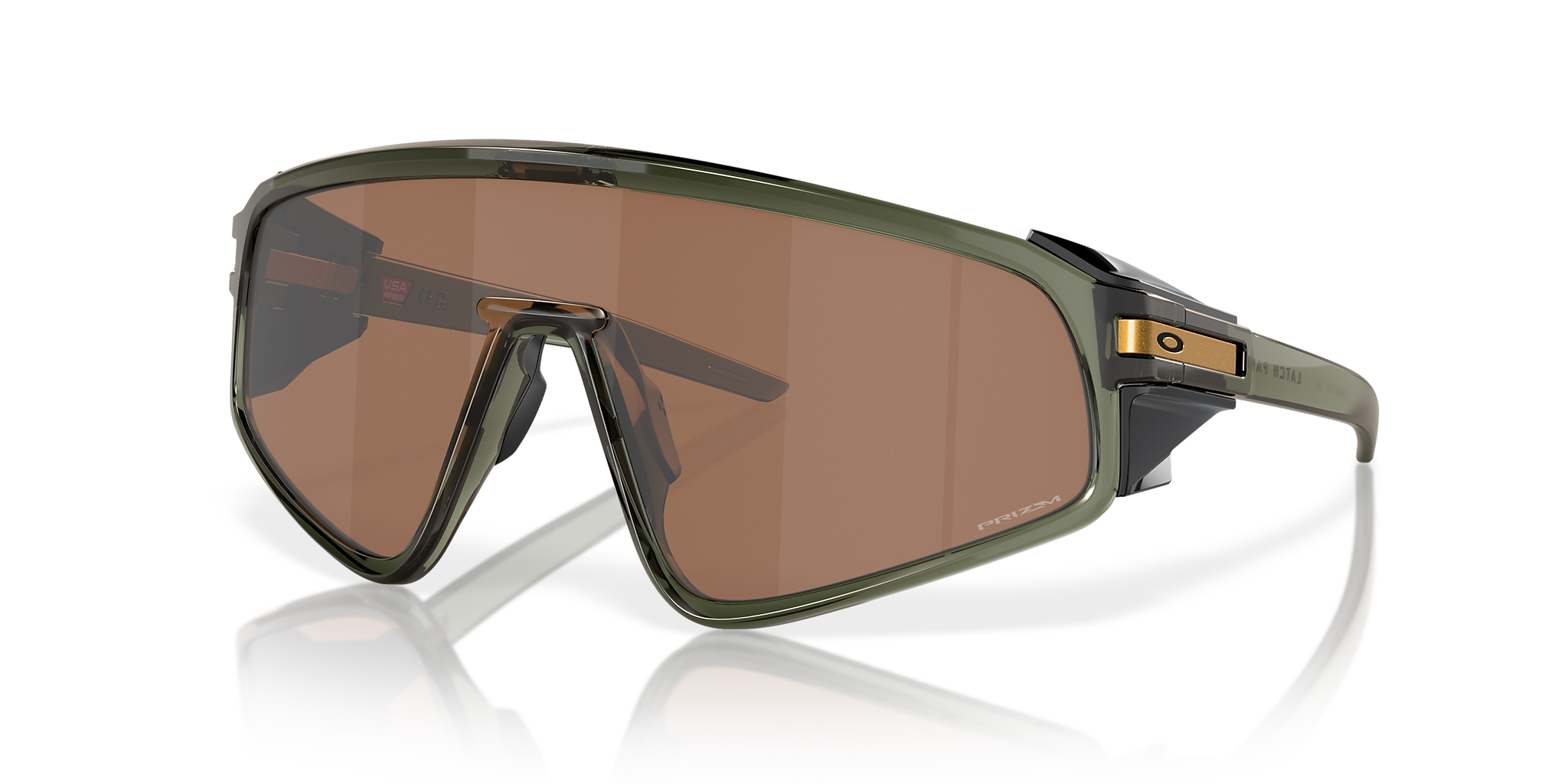 OO9404 Latch Panel Oakley Green/Brown L