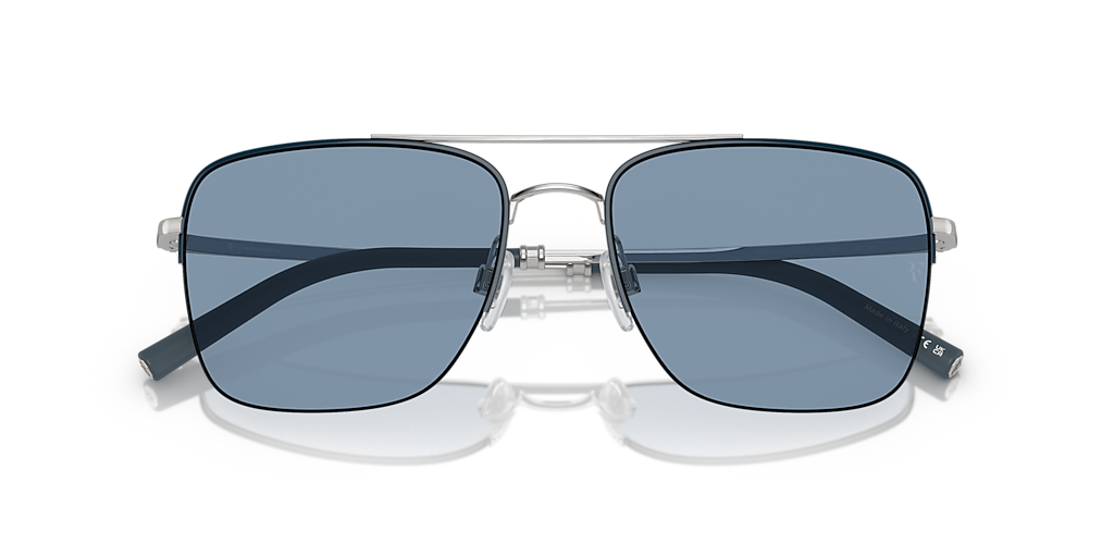 OV1343S R-2 Oliver Peoples Silver/Blue L