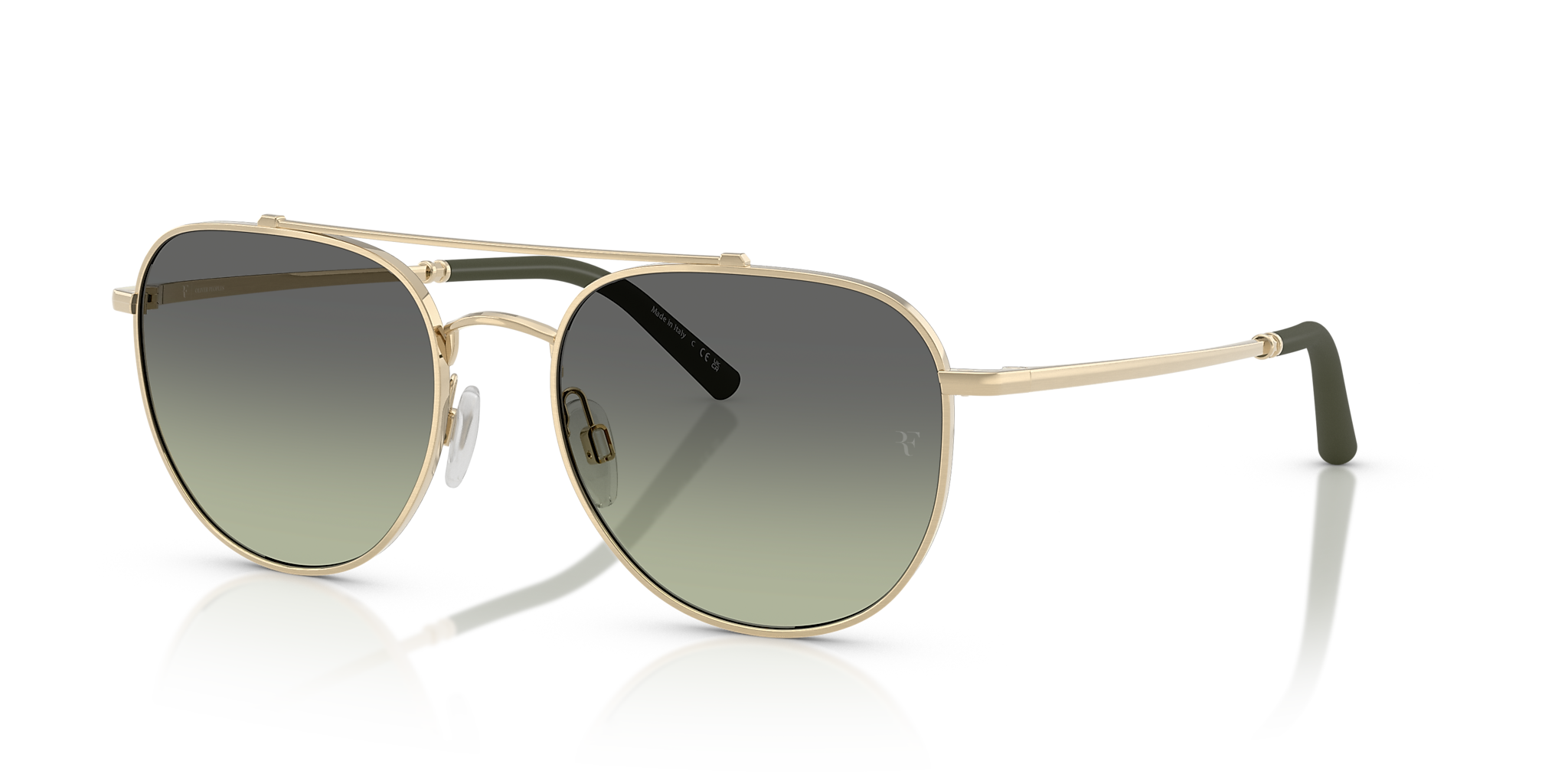 OV1346S R-10 Oliver Peoples Gold/Green L