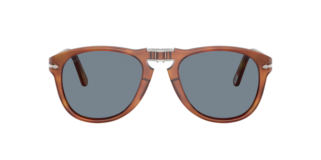 PO0714SM Steve McQueen Persol Terra Di Siena/Light Blue L