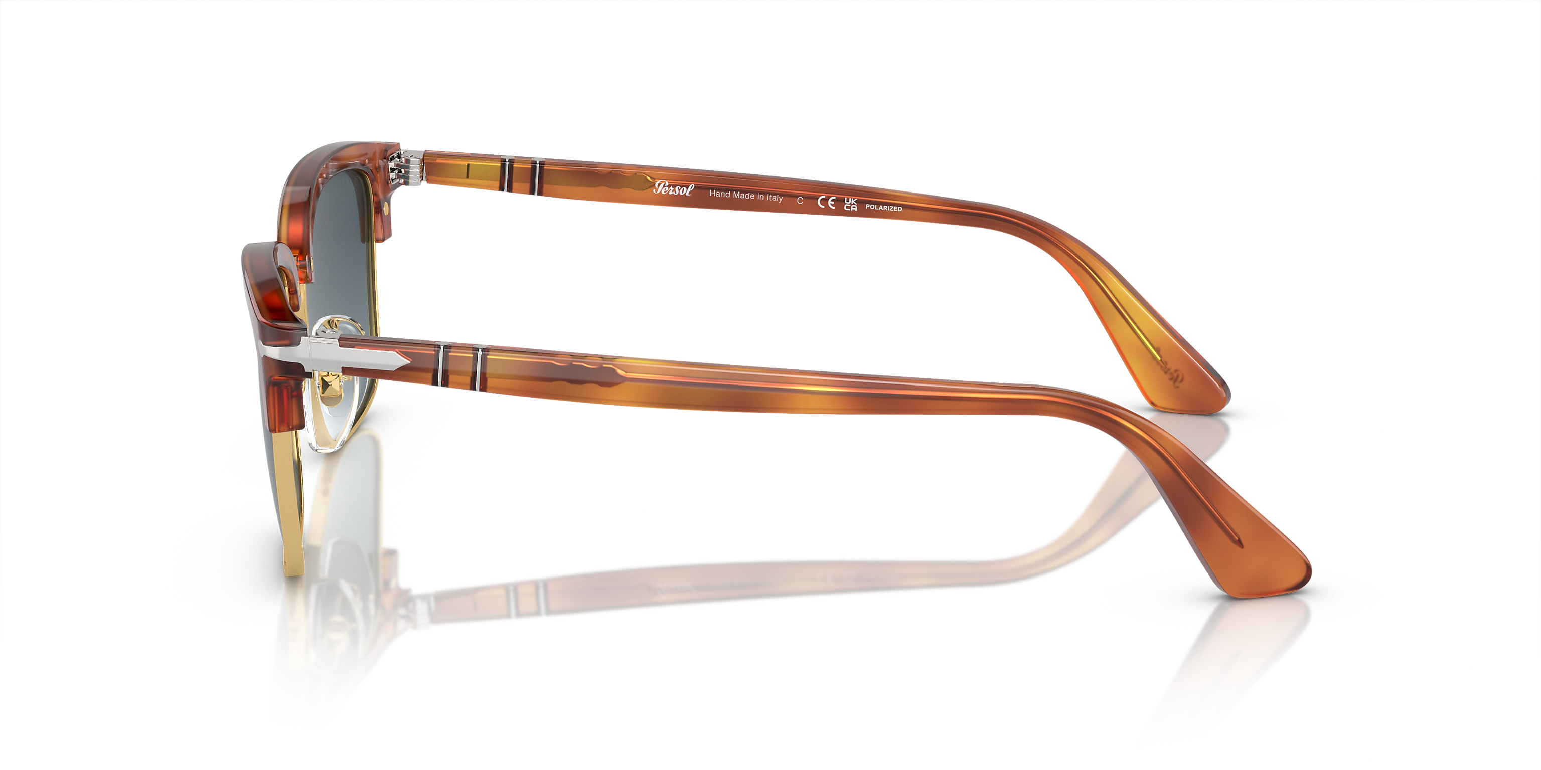PO3327S Brown/Blue/Polarized XL
