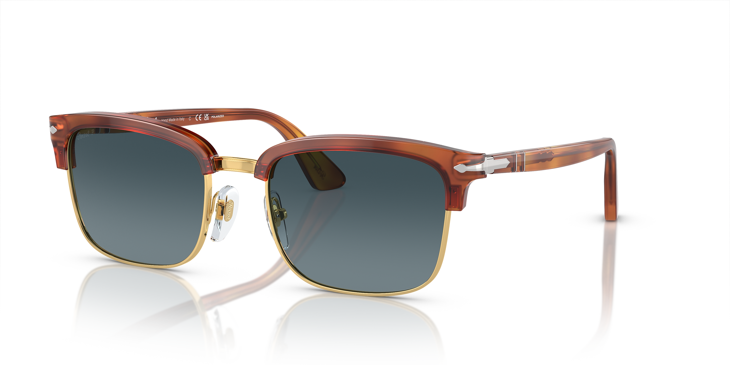 PO3327S Brown/Blue/Polarized XL