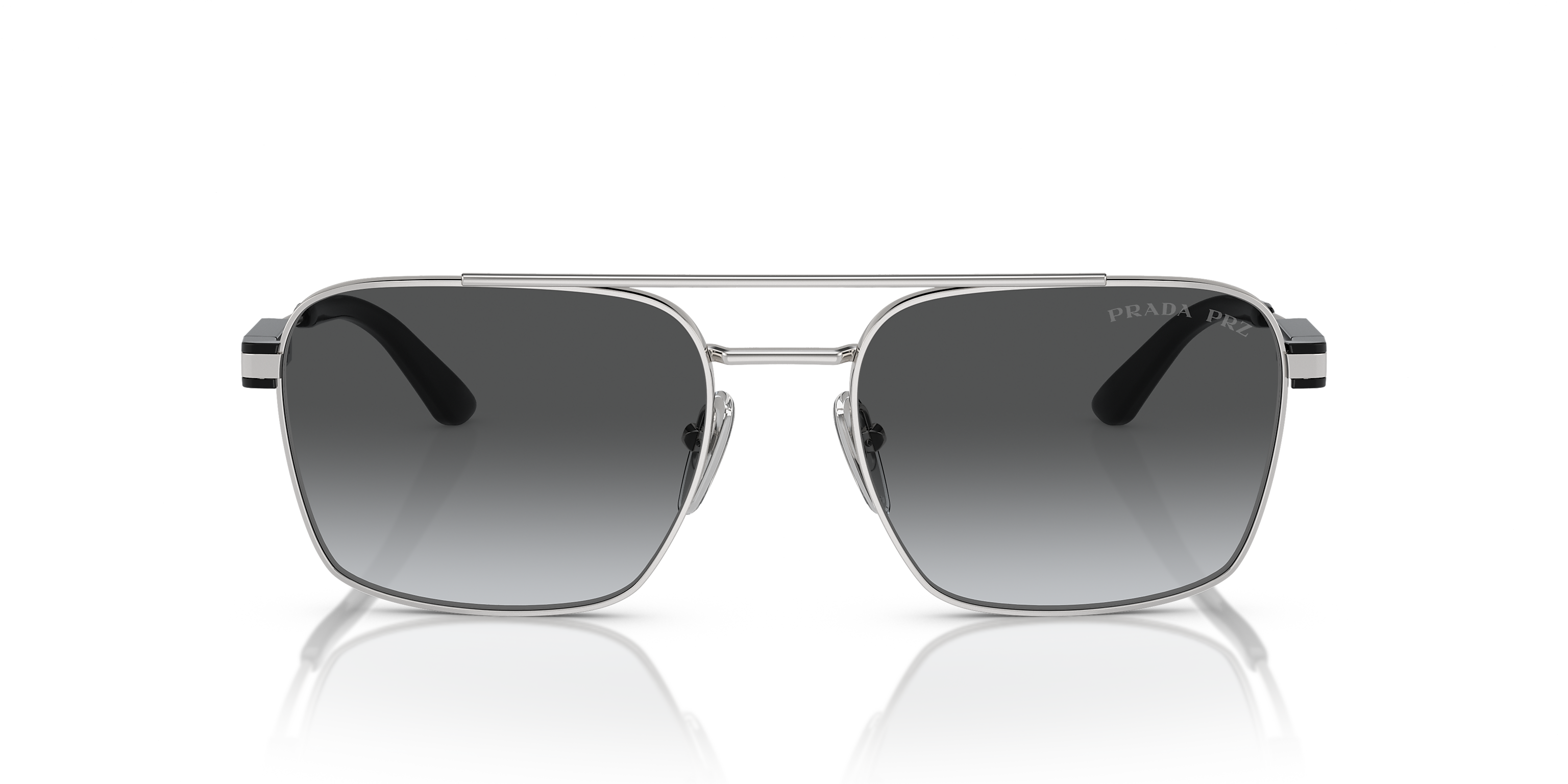 PR 67ZS Silver/Polar Grey Gradient/Polarized L