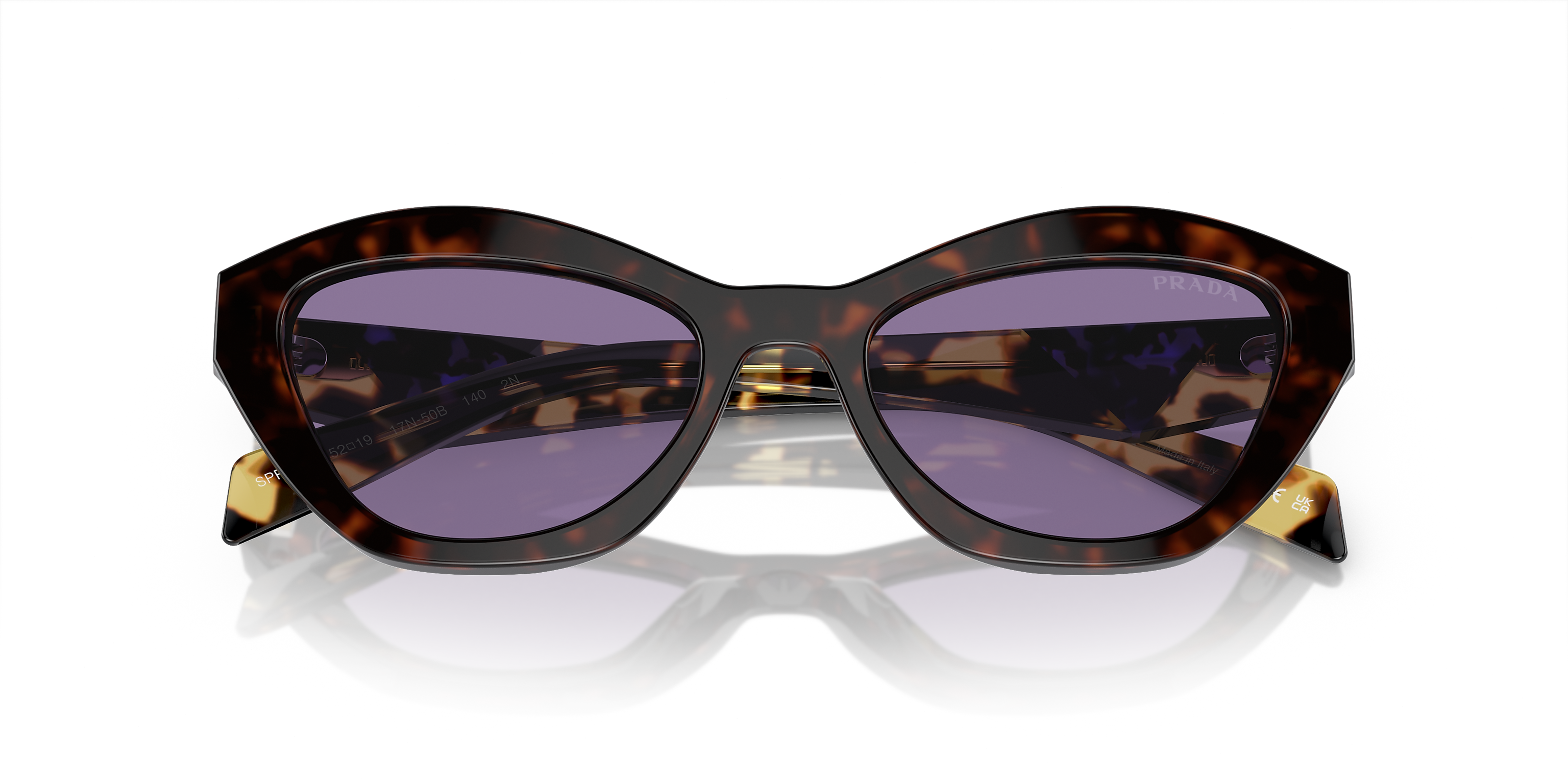 PR A02S Tortoise/Violet Mirror Internal Silver S