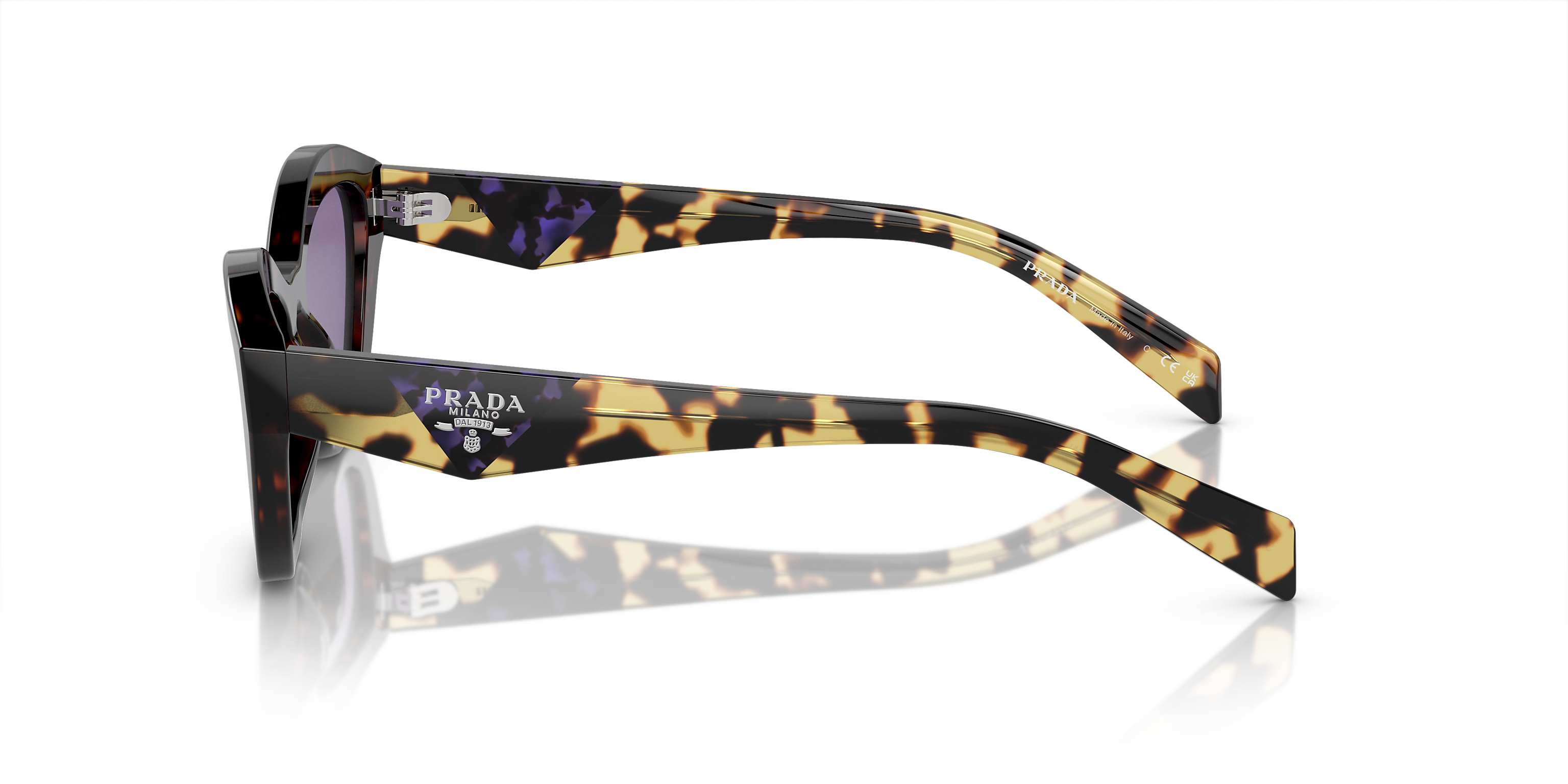 PR A02S Tortoise/Violet Mirror Internal Silver S