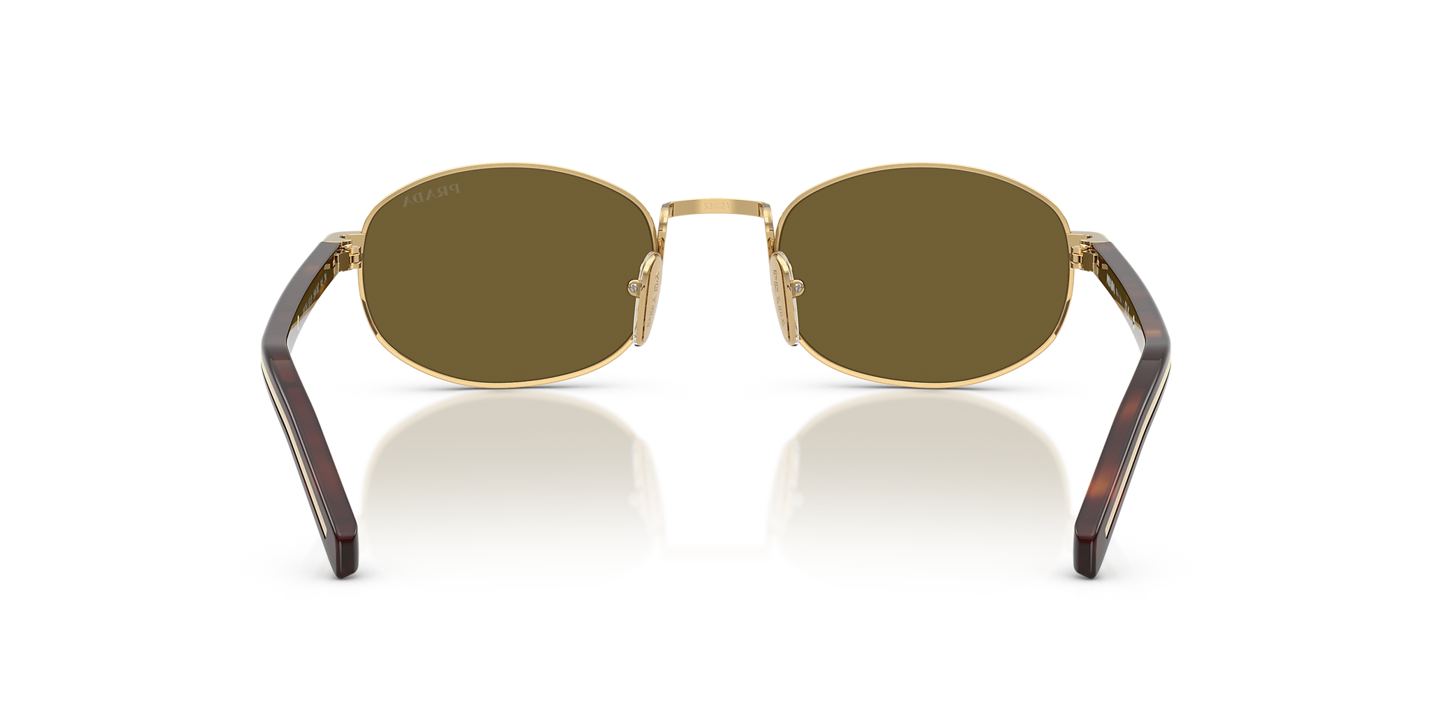 PR B53S Prada Gold/Dark Brown S