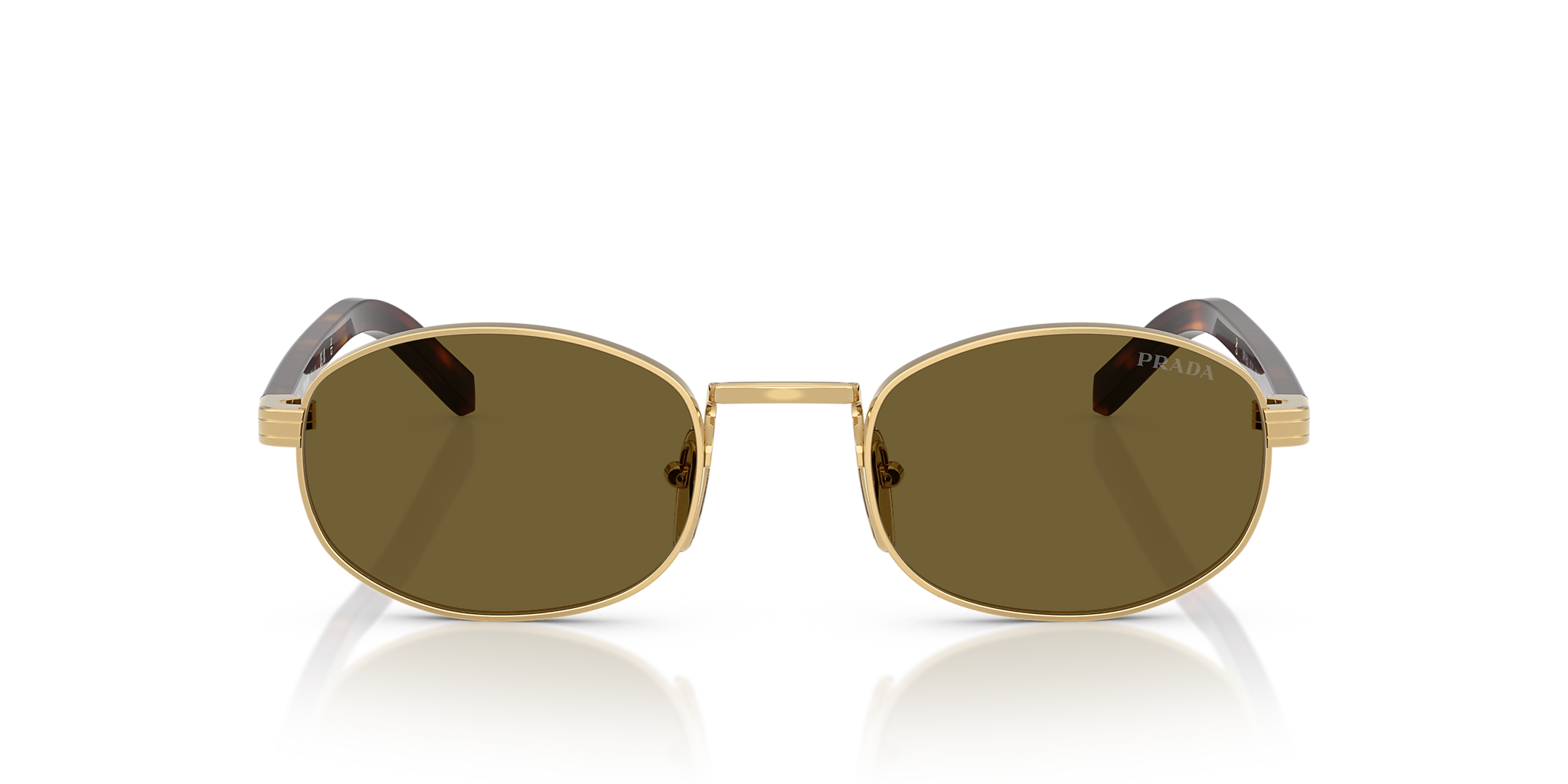 PR B53S Prada Gold/Dark Brown S