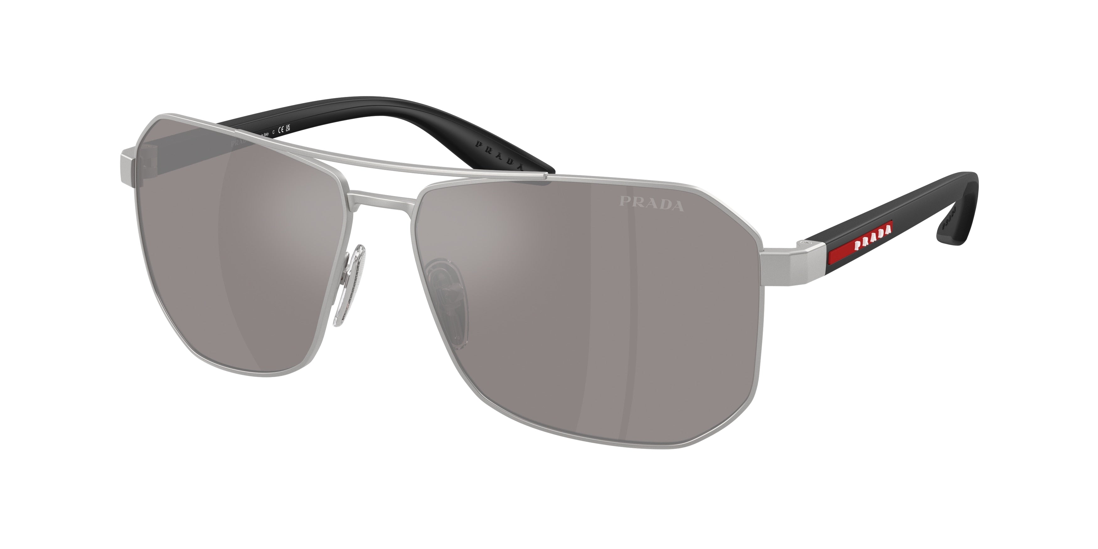 PS A53S Prada Linea Rossa Champagne/Purple Brown Mirror Silver M