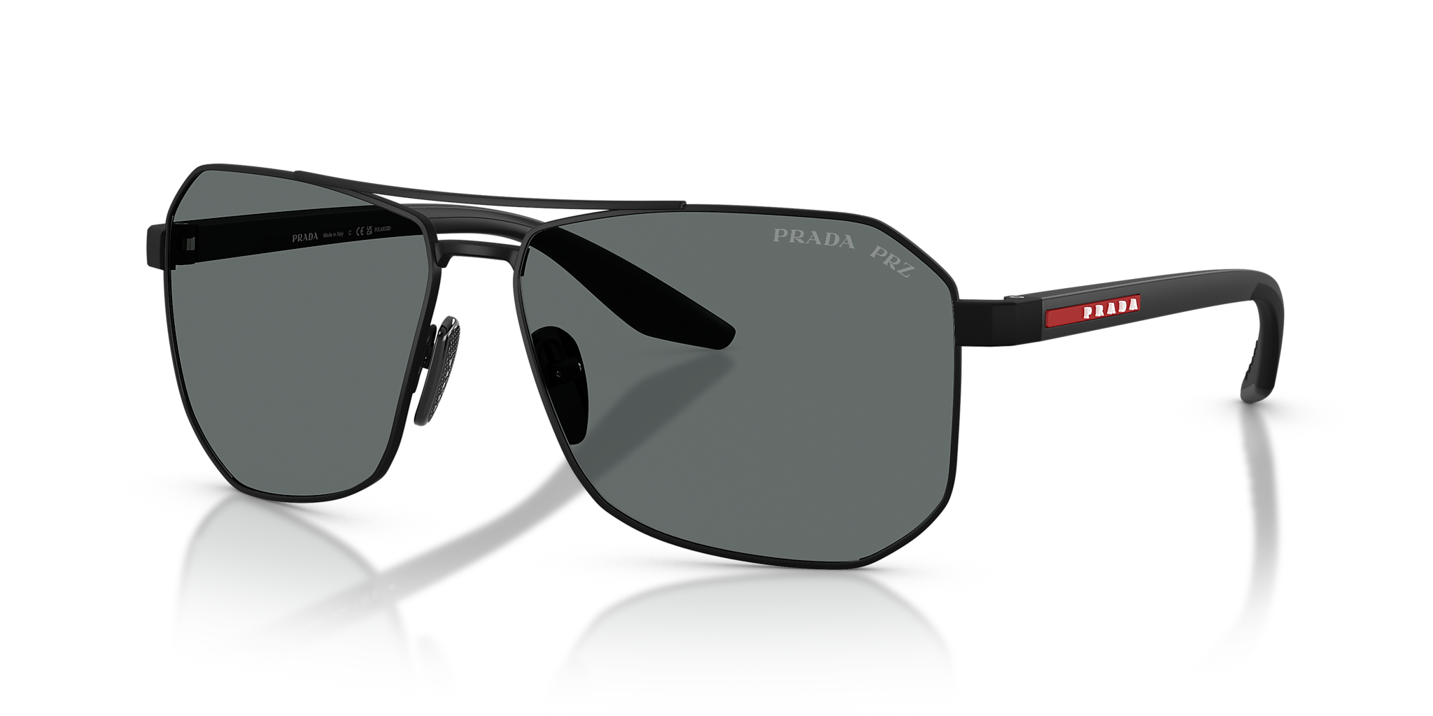 PS A53S Prada Linea Rossa Black/Grey Polarized XXL