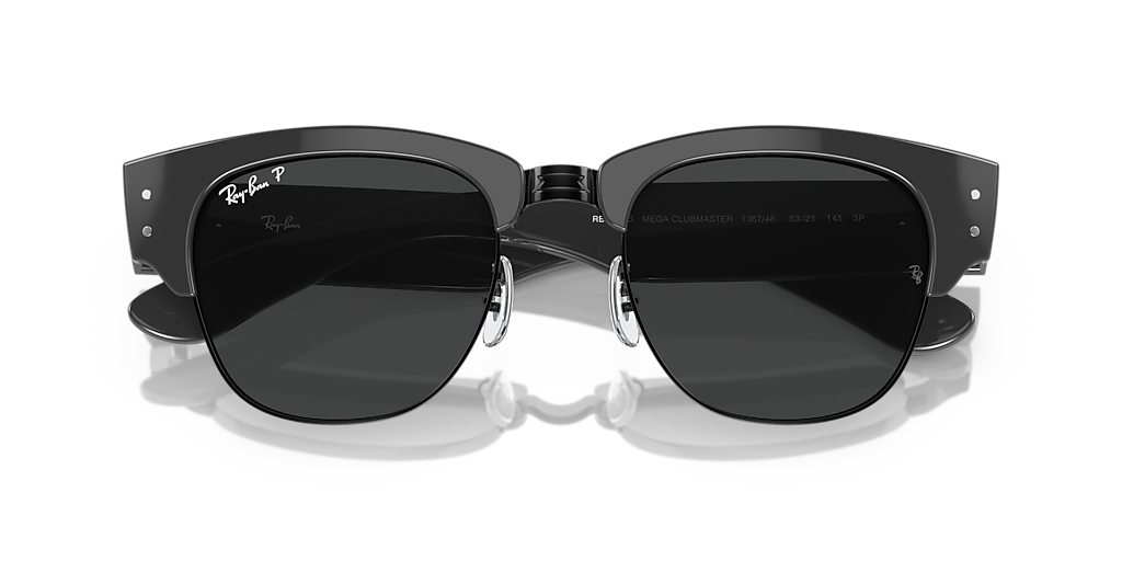 RB0316S Mega Clubmaster Ray-Ban Black XL