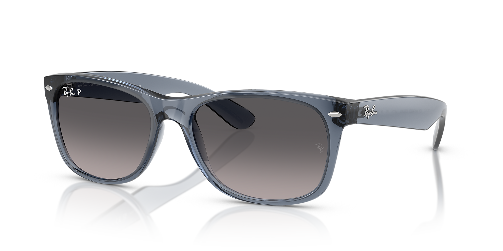 RB2132 New Wayfarer Ray-Ban Blue/Grey M