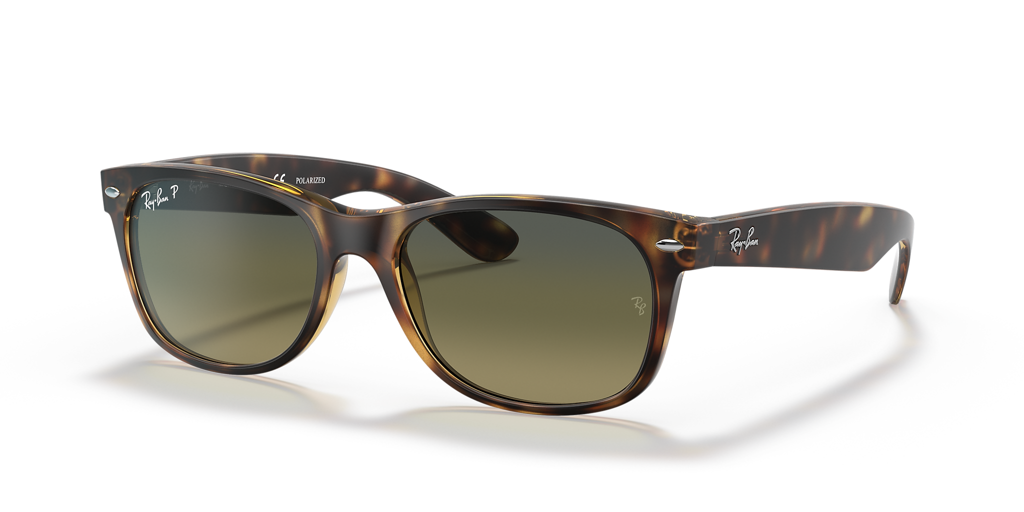 RB2132 New Wayfarer Classic Ray-Ban Tortoise/Blue M