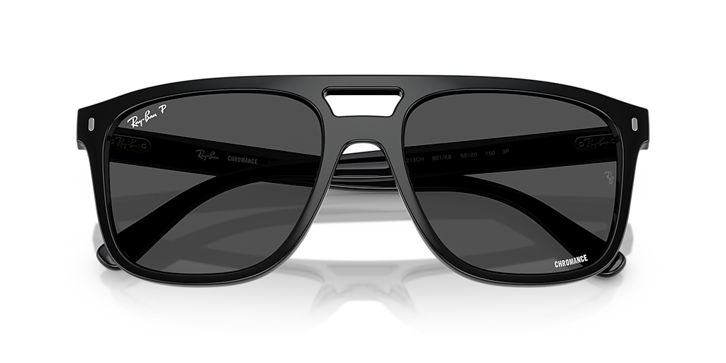 RB2213CH Chromance Ray-Ban Black/Grey XL