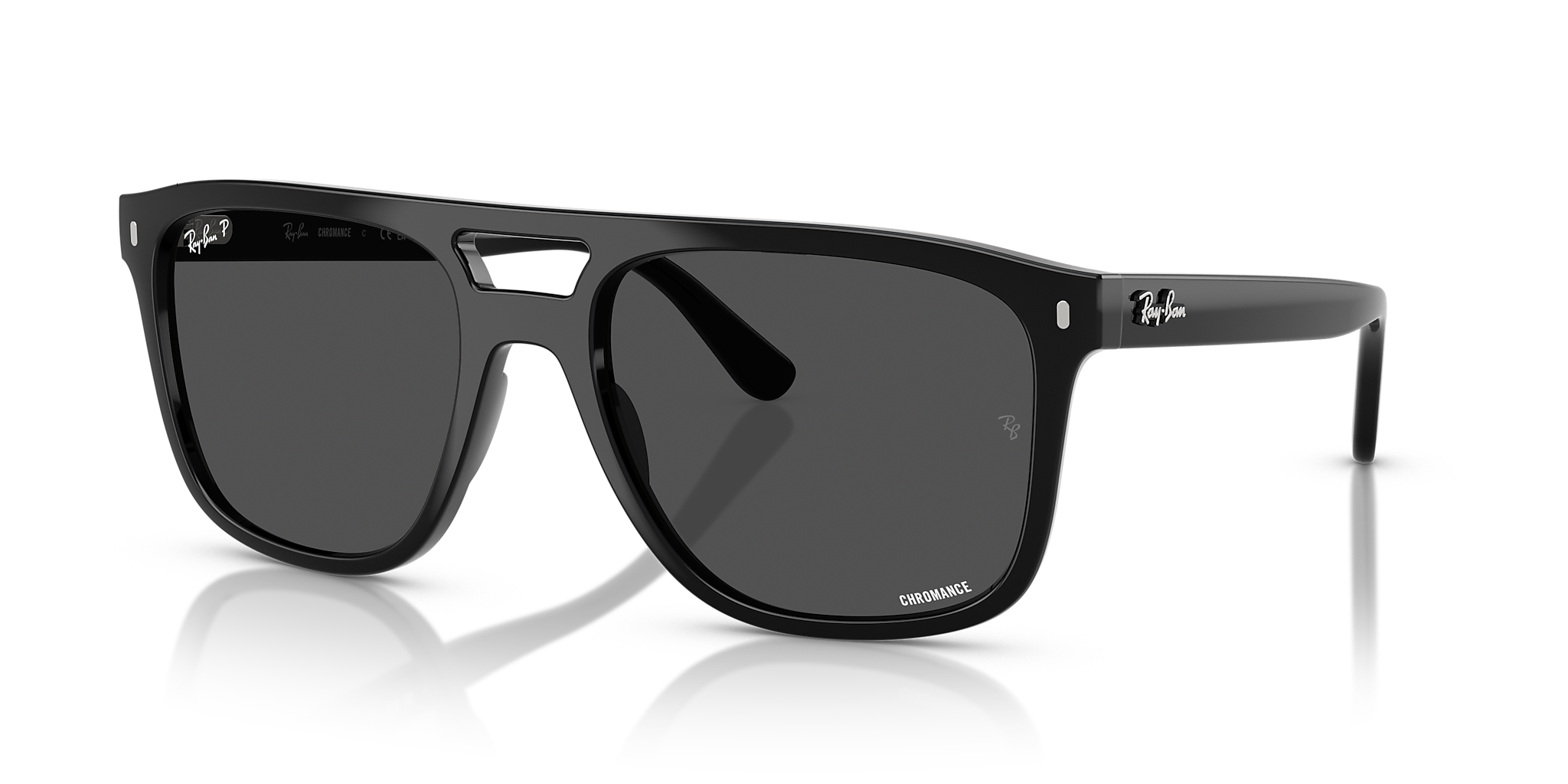 RB2213CH Chromance Ray-Ban Black/Grey XL