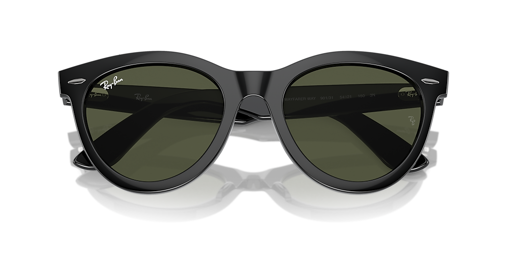 RB2241 Wayfarer Way Ray-Ban Black/Green L