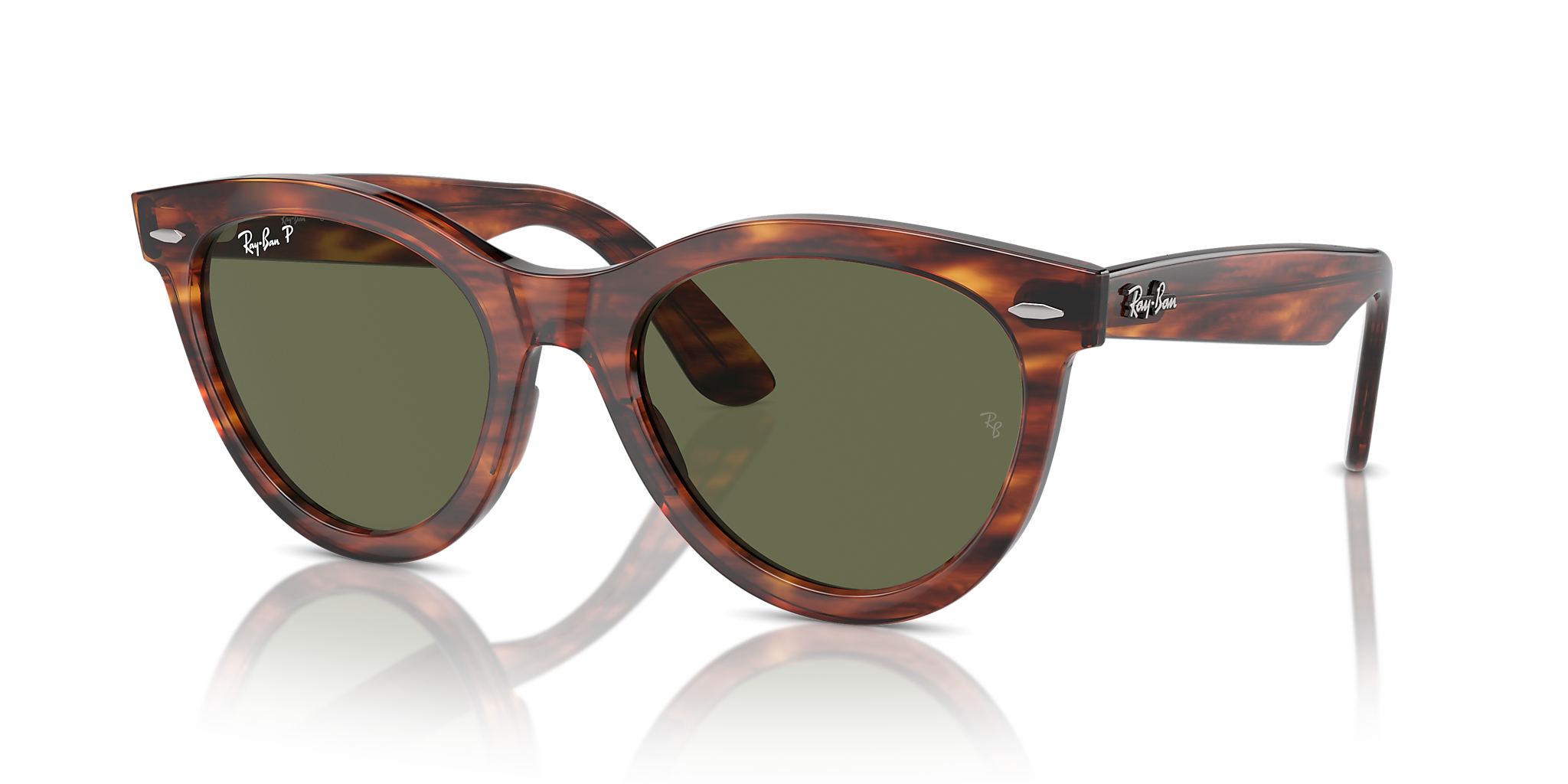 RB2241 Wayfarer Way Ray-Ban Brown/Green XL