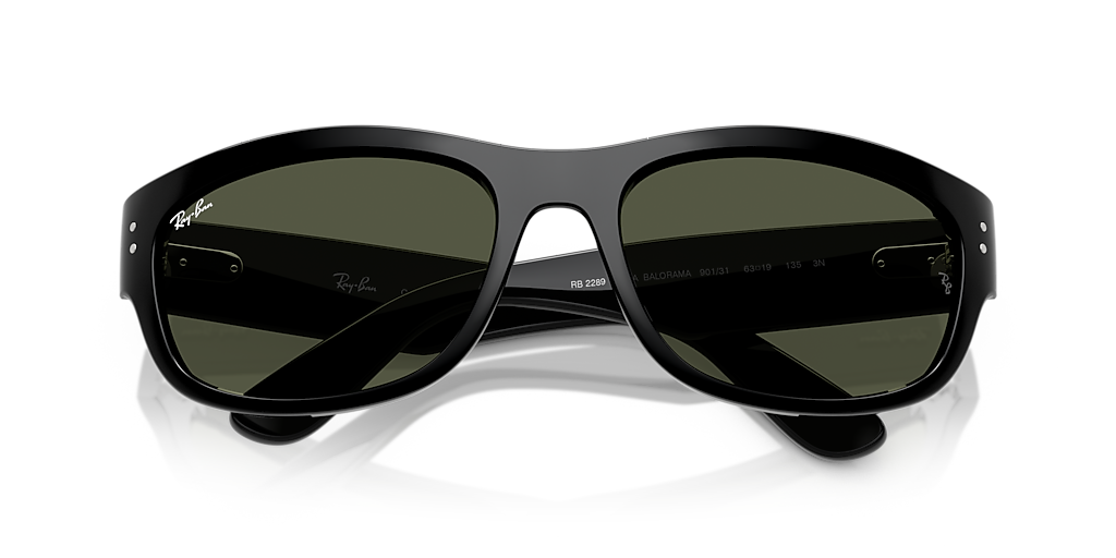 RB2289 Mega Balorama Ray-Ban Black/Green XL