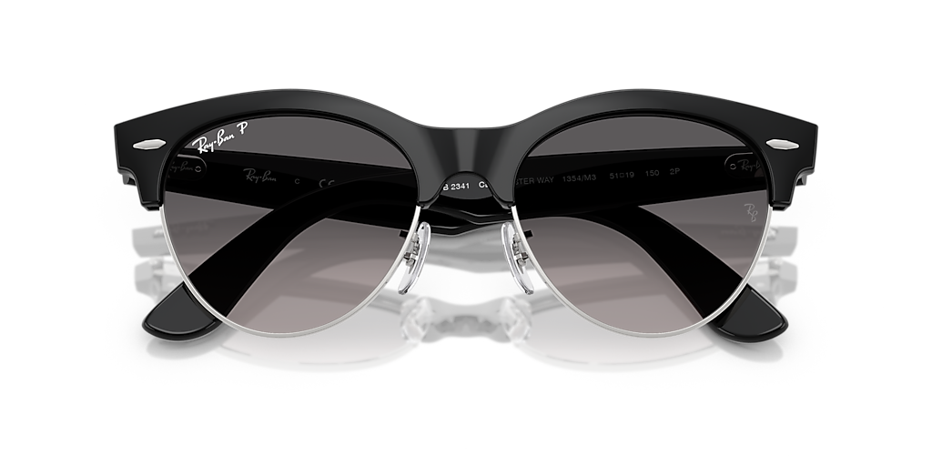 RB2341 Clubmaster Way Ray-Ban Black/Grey L