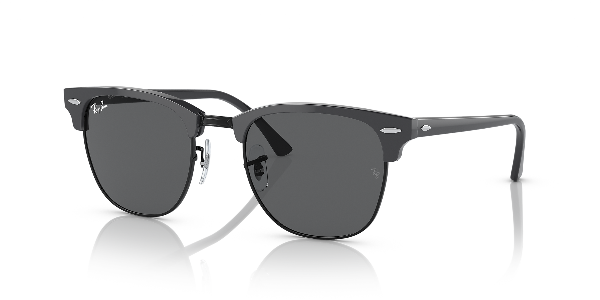 RB3016 Clubmaster Classic Ray-Ban Black/Grey L