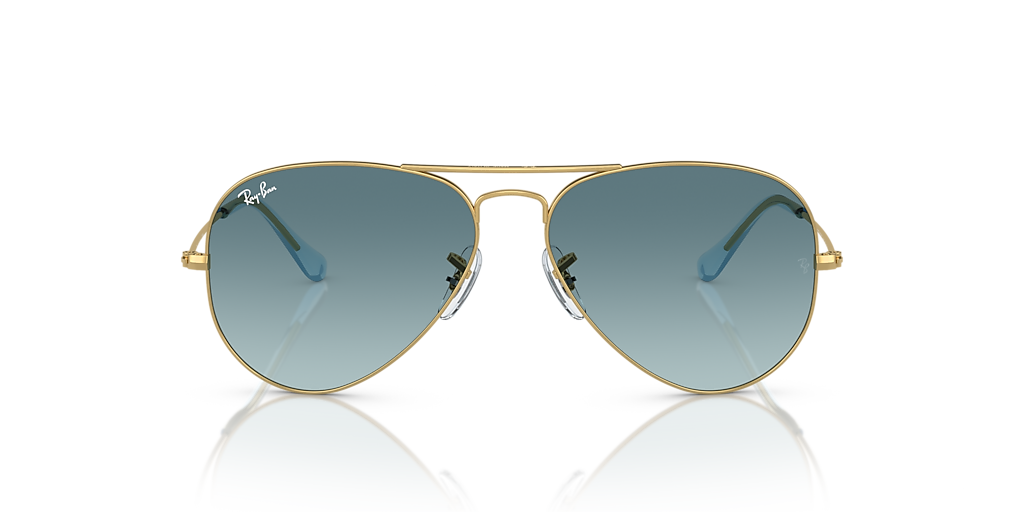 RB3025 Aviator Gradient Ray-Ban Gold/Blue XL