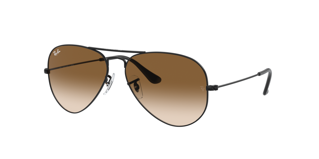RB3025 Aviator Gradient Ray-Ban Black/Brown XXL