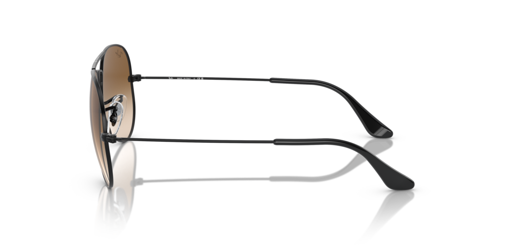 RB3025 Aviator Gradient Ray-Ban Black/Brown XXL