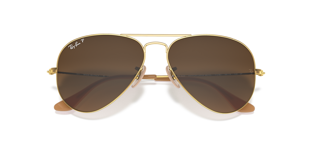RB3025 Aviator Gradient Ray-Ban Gold/Brown M