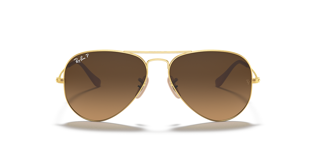 RB3025 Aviator Gradient Ray-Ban Gold/Brown M