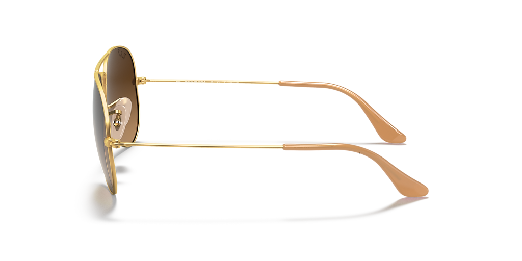 RB3025 Aviator Gradient Ray-Ban Gold/Brown M