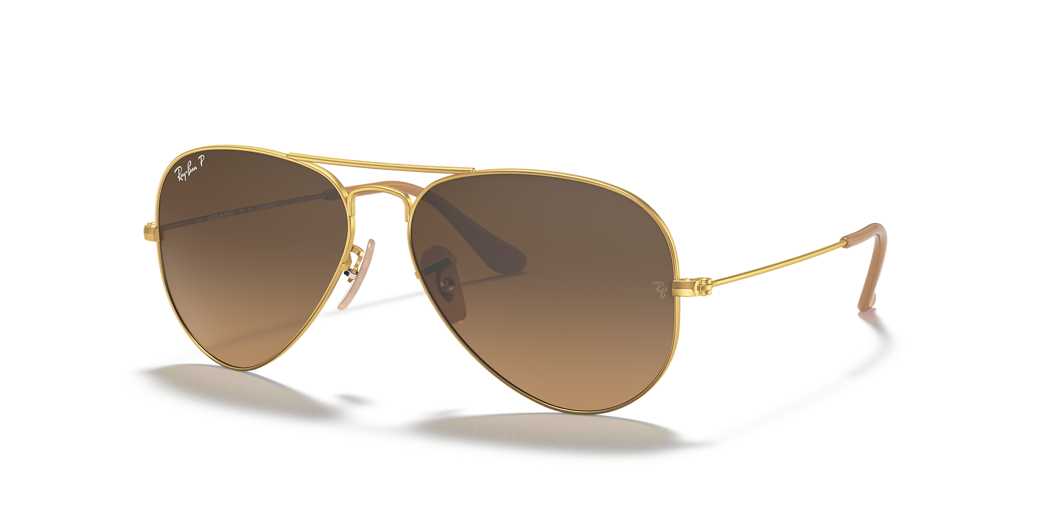 RB3025 Aviator Gradient Ray-Ban Gold/Brown M