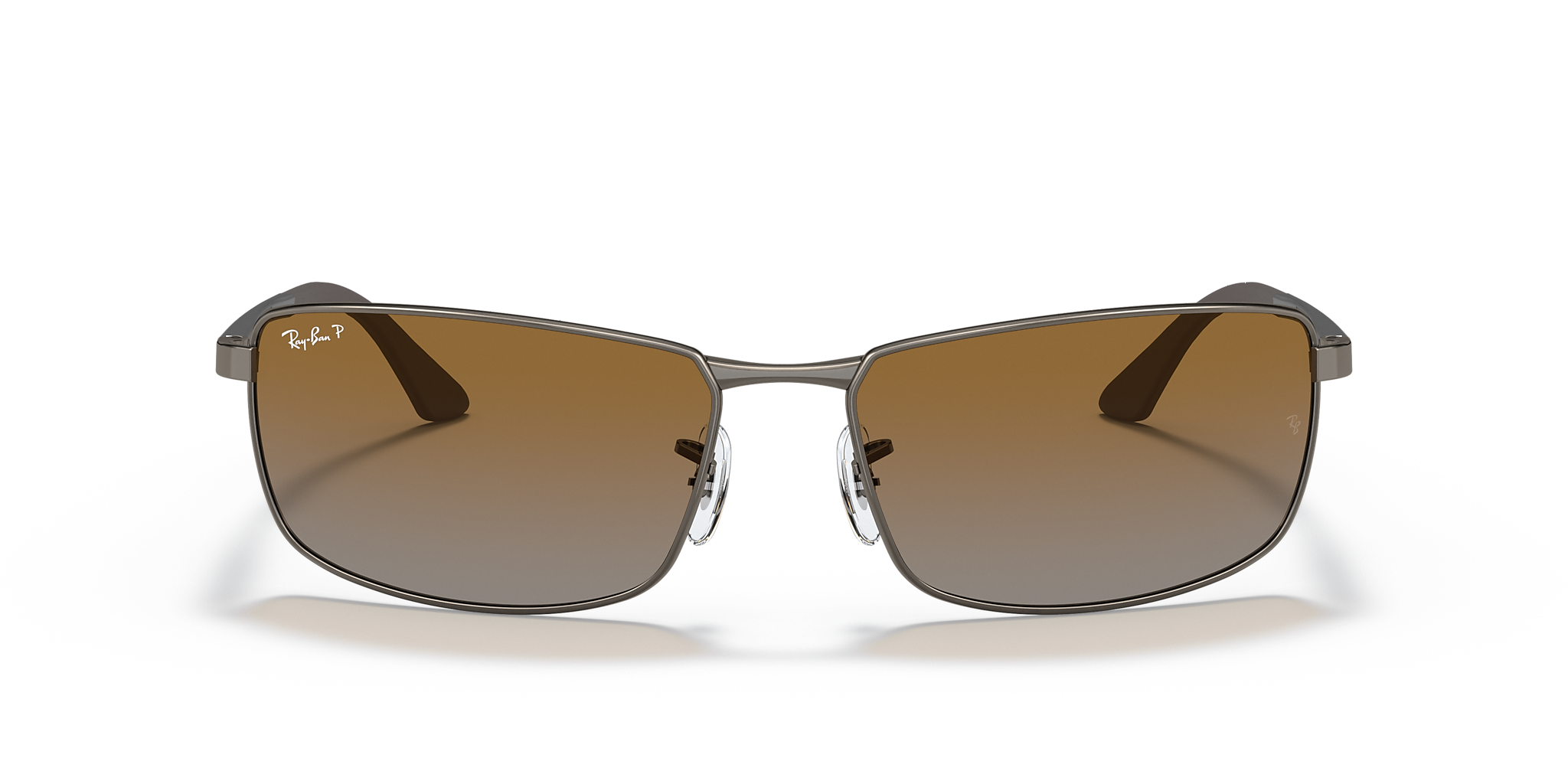 RB3498 Ray-Ban Gunmetal/Brown XXL