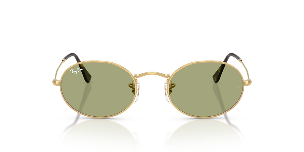 RB3547 Oval Metal Summer Capsule Ray-Ban Gold/Green M