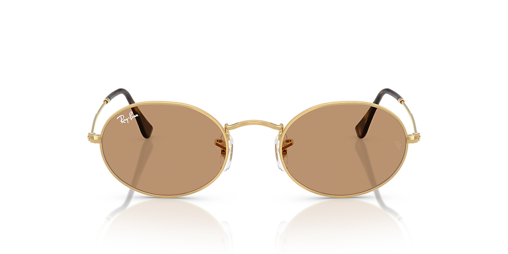 RB3547 Oval Metal Summer Capsule Ray-Ban Gold/Brown M