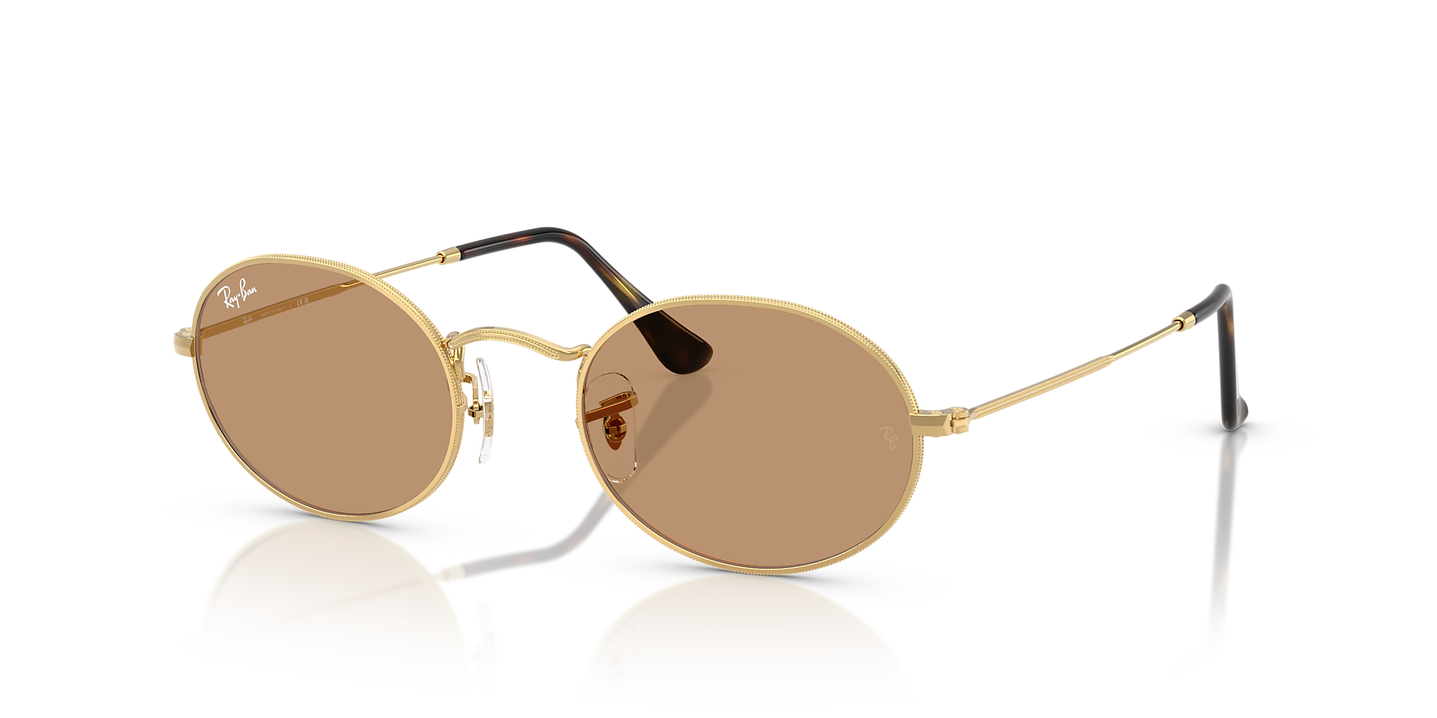 RB3547 Oval Metal Summer Capsule Ray-Ban Gold/Brown M