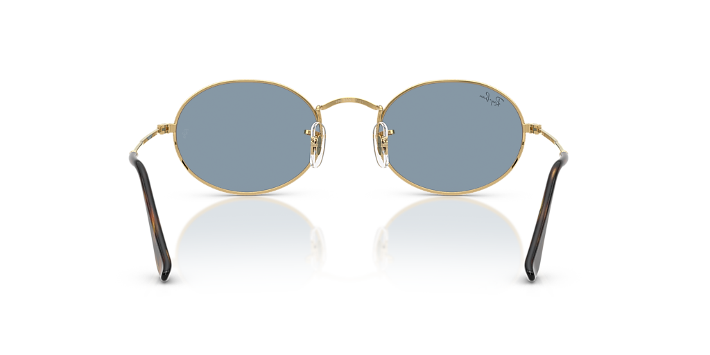 RB3547 Oval Metal Summer Capsule Ray-Ban Gold/Blue M